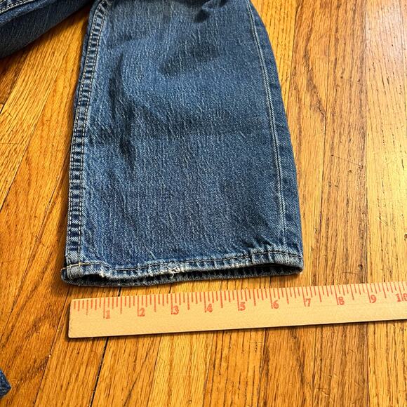 BKE Jeans Mens 32 X30 Jake straight Blue Denim Buckle Distressed Holes - Picture 10 of 10